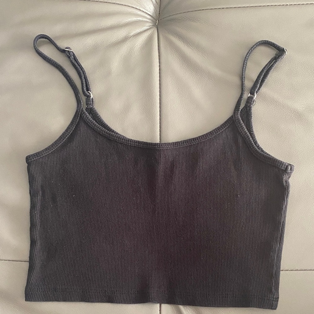 Hollister Black Ribbed Camisole
